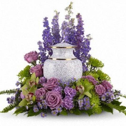 Memorial Urn Floral 410